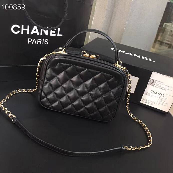 CHANEL バニティー バック ショルダー ブラック レッド ベージュA57905 Y83940 94305