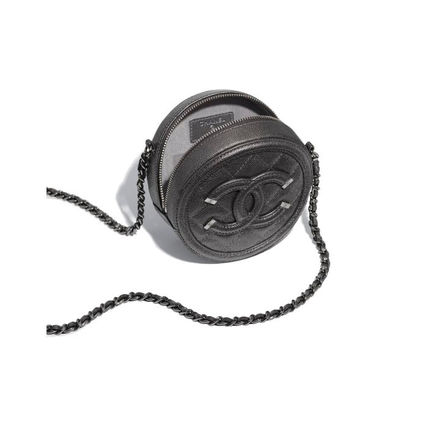 CHANEL シャネル 18AW  バケットバッグ ブラック A81599 Y33345 0B858 ポーチ チェーンクラッチ