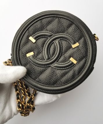 CHANEL シャネル 18AW  バケットバッグ ブラック A81599 Y33345 0B858 ポーチ チェーンクラッチ