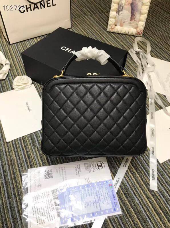 CHANEL バニティー バック ショルダー ブラック レッド ベージュ A57906 Y83940 94305