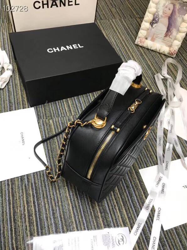 CHANEL バニティー バック ショルダー ブラック レッド ベージュ A57906 Y83940 94305