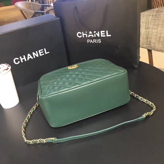 CHANEL バニティー バック ショルダー グリーン レッド ベージュ A57906 Y83940 94306