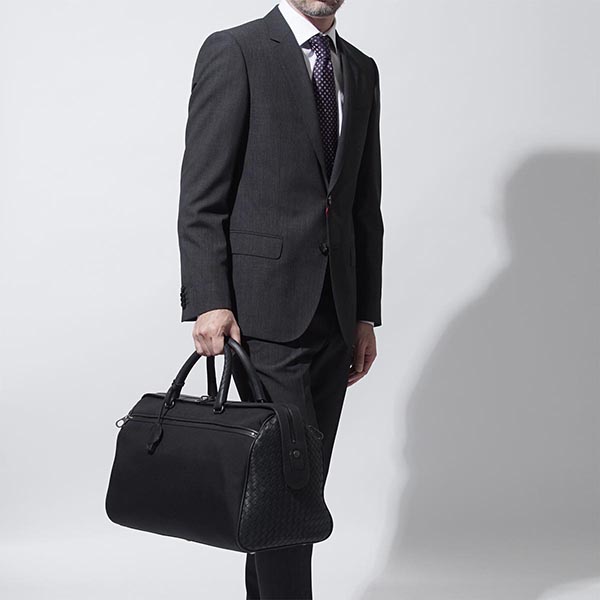 ボッテガヴェネタ BOTTEGA VENETA ボストンバッグ 2WAY メンズ 旅行 ボストン バッグ トラベル 445350 vaye3 1000 HIGH TECH CANVAS