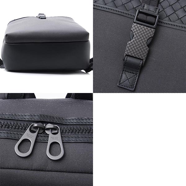 ボッテガヴェネタ BOTTEGA VENETA バックパック リュックサック グレー メンズ バッグ リュック カジュアル レザー 548397 vaye7 8682 メリディアン