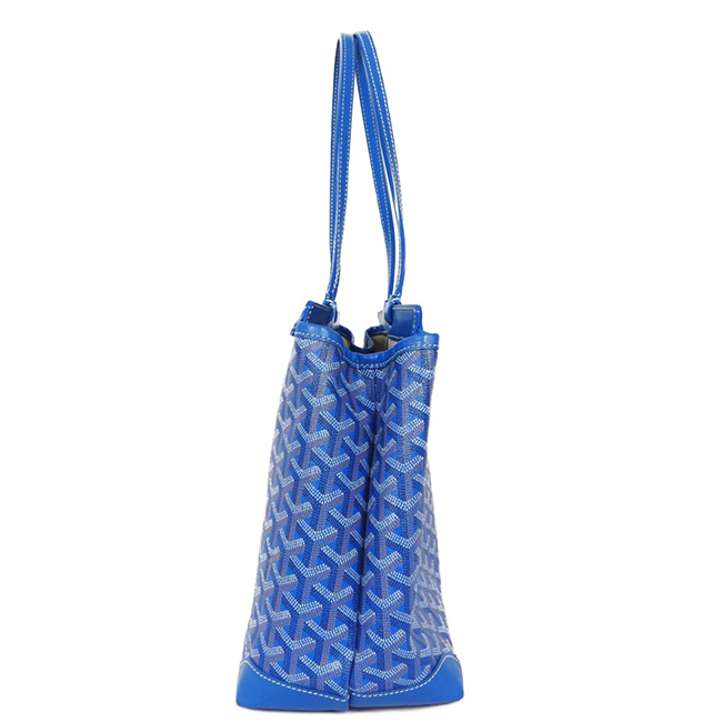 ゴヤール GOYARD ベルシャス PM トートバッグ ショルダーバッグ ヘリンボーン ブルー Goyard20200103