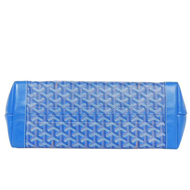 ゴヤール GOYARD ベルシャス PM トートバッグ ショルダーバッグ ヘリンボーン ブルー Goyard20200103