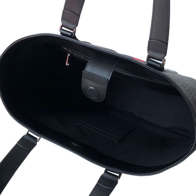 グッチ GUCCI バッグ メンズ GGスプリーム ウェブ トートバッグ ブラック 495560 9F2YN 1095