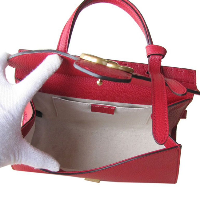 グッチ バッグ レディース 2WAY ショルダーバッグ ハンドバッグ GGマーモント ミニトップハンドルバッグ レッド 442622 A7M0T 6339