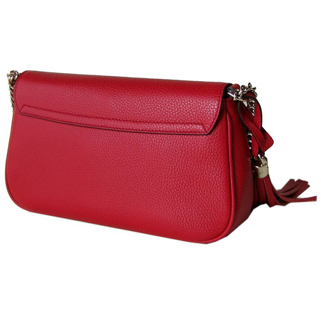 グッチ GUCCI ショルダーバッグ レディース ソーホー SOHO レザー チェーンバッグ レッド 336752 A7M0G 6523