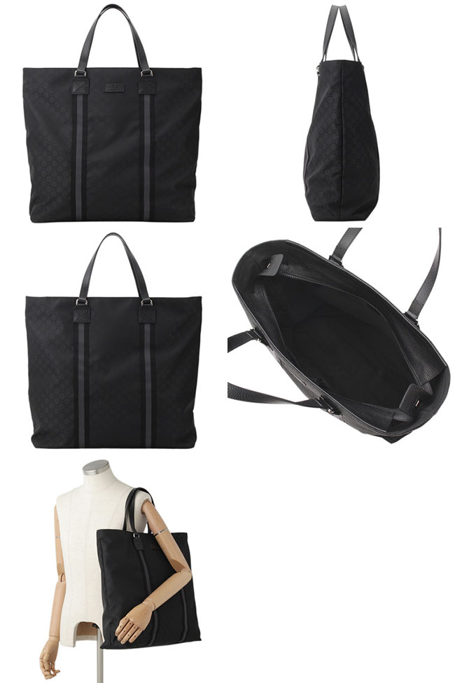 GUCCI トートバッグ 449179g1xhn8615  メンズ  ブランド ナイロン レザー 本革 プレゼント ギフト アウトレット
