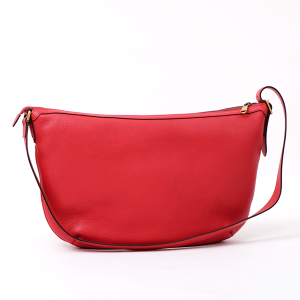 グッチGUCCI プリント レザー ハーフムーン ホーボーバッグ ショルダーバッグ レッド [メンズ] 523588 0GCAT 6461
