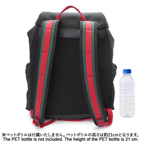 グッチ リュック メンズ GUCCI 429037 K1N1X 1072 バックパック ウェブ テクノキャンバス ブラック 黒