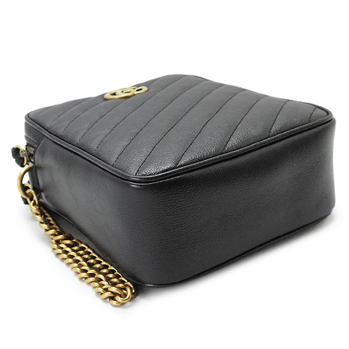 グッチ ショルダーバッグ 550155 0OLFT 1000 GUCCI ポシェット GG MARMONT/GGマーモント キルティング レザー ブラック