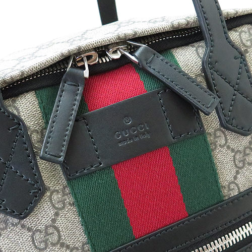 グッチ リュックサック 495558 K9R5N 9692 GUCCI バックパック GG柄 PVC キャンバス ベージュ×ブラック