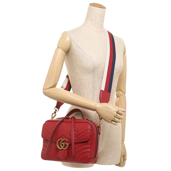 グッチ ハンドバッグ ショルダーバッグ レディース GUCCI 498100 DTDPT 8227 レッド