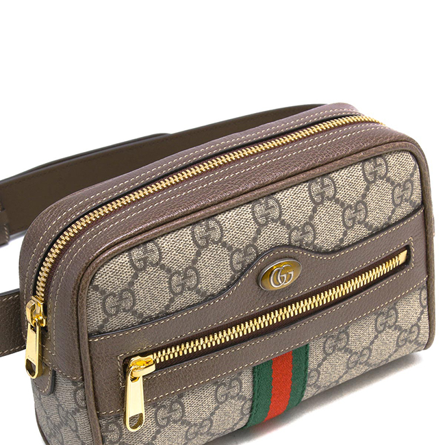 グッチ GUCCI ベルトバッグ/ウエストバッグ GGスプリーム/GG SUPREME ベージュ&エボニー&ブラウン 517076 96I3B 8745 2019年春夏新作 メンズ レディース