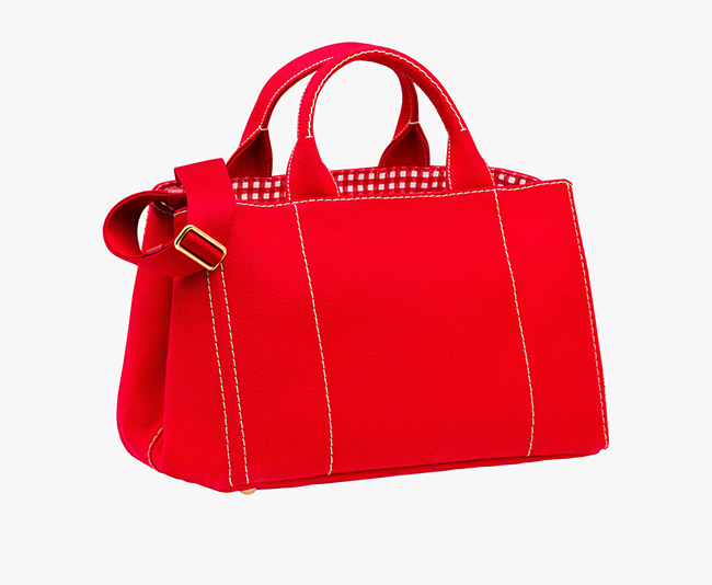 プラダ CANAPA ミディアム ハンドバッグ 2WAY ショルダーバッグ トライアングルロゴ ゴールド金具 カナパ 1BG642_ZKI_F0DMH_V_OOX