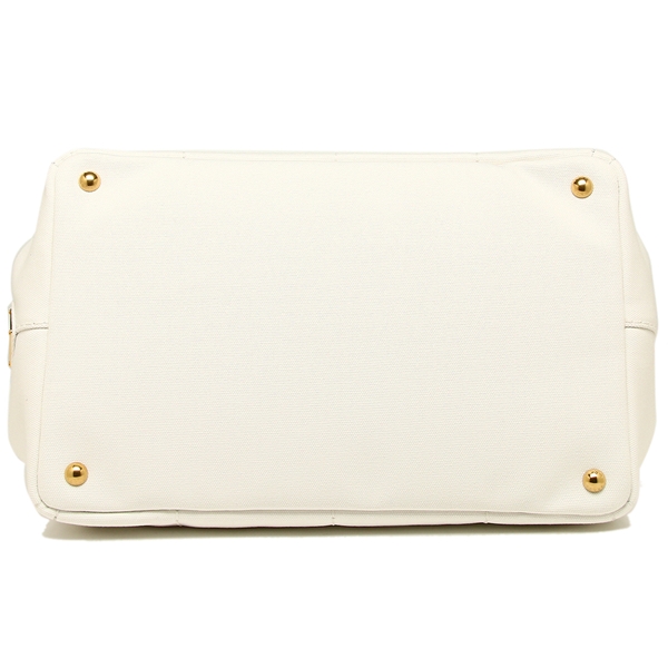 PRADA トートバッグ レディース プラダ 1BG642 ZKI ROO F0UB0 ホワイト ネイビー