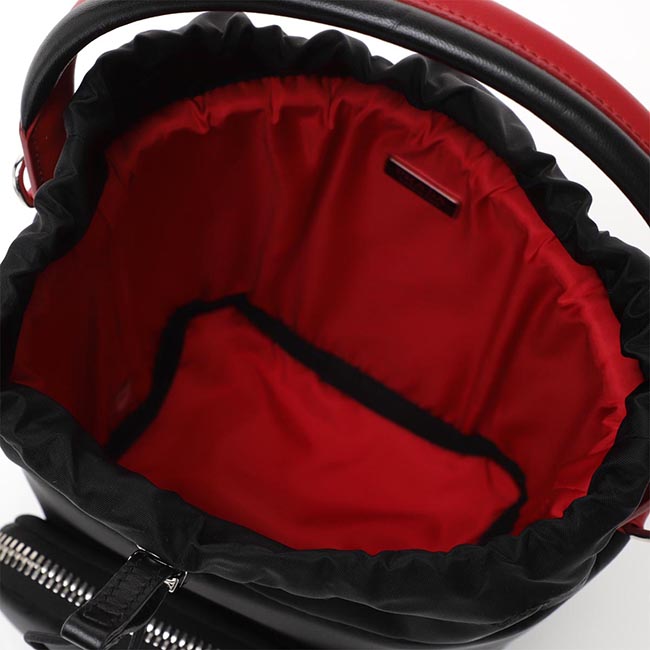 プラダ PRADA ショルダーバッグ 2WAY バケットバッグ ブラック レディース ギフト プレゼント ナイロン 1be026 2cki f0d9a