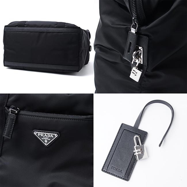 プラダ PRADA ボストンバッグ ブラック メンズ 容量 トート ナイロン トラベル 旅行 2vc796 064 f0002 NYLON TRAVEL BAG