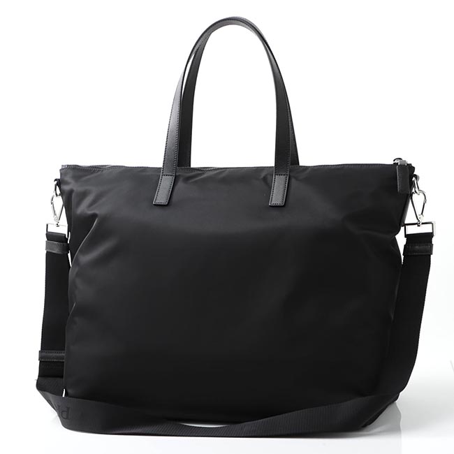 プラダ PRADA トートバッグ 2WAY ショッピングバッグ ブラック メンズ トート バッグ レザー ショルダー カジュアル 2vg024 vooo 064 f0002