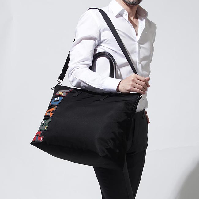 プラダ PRADA トートバッグ 2WAY ブラック メンズ カジュアル ナイロン ロゴ アイコン　定番 2vg024 oao 2d3 f0sgi MY CHARACTER マイ キャラクター