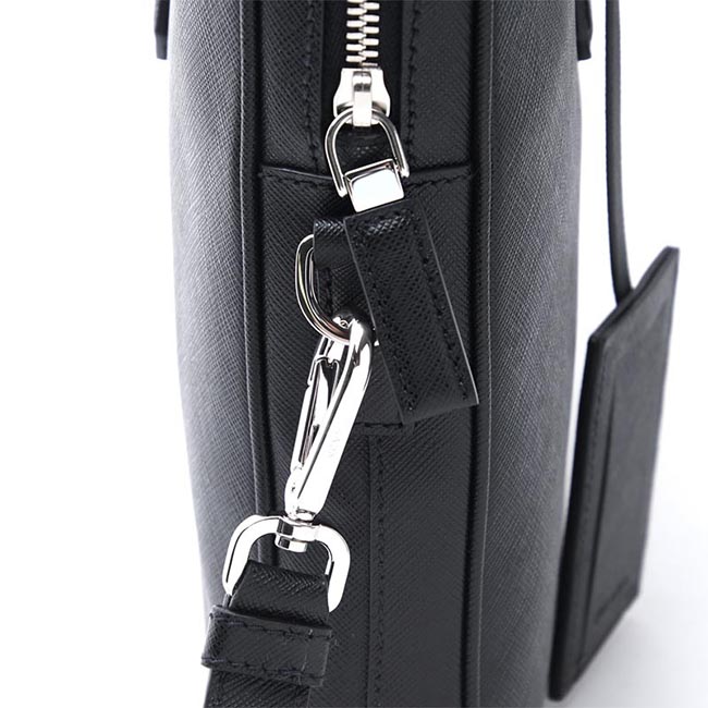 プラダ PRADA ブリーフケース 2WAY ブラック メンズ A4対応 2ve368 voox 9z2 f0002 SAFFIANO サフィアーノ
