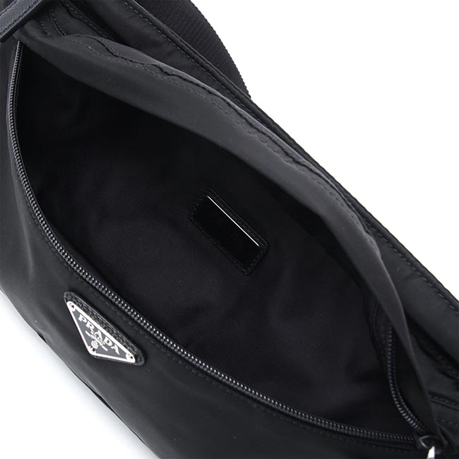 プラダ PRADA ボディバッグ ベルトバッグ ウエストポーチ ブラック メンズ バッグ モード トレンド 2vl132 vwox 973 f0002 NYLON BELT BAG