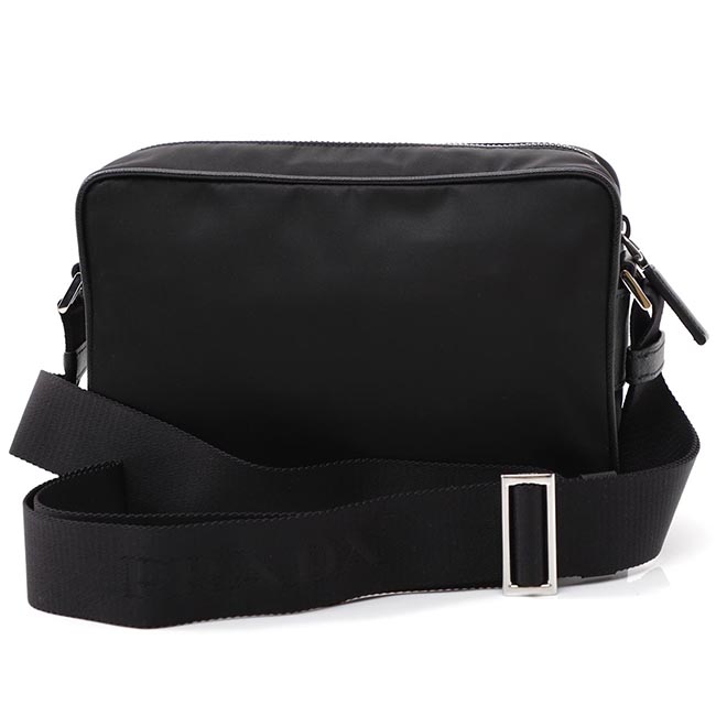 プラダ PRADA ショルダーバッグ ブラック メンズ ナイロン プレゼント 2vh048 vooo 064 f0002 TESSUTO SAFFIANO