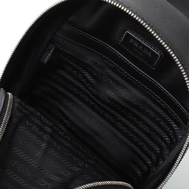 プラダ PRADA ボディバッグ ブラック メンズ ギフト プレゼント 2vz031 vooo 9z2 f0002 ZAINO SAFFIANO TRA