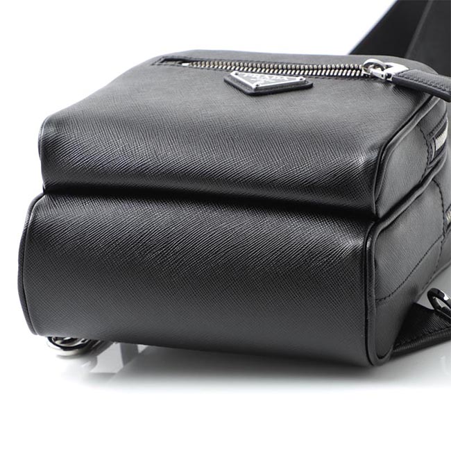 プラダ PRADA ボディバッグ ブラック メンズ ギフト プレゼント 2vz031 vooo 9z2 f0002 ZAINO SAFFIANO TRA