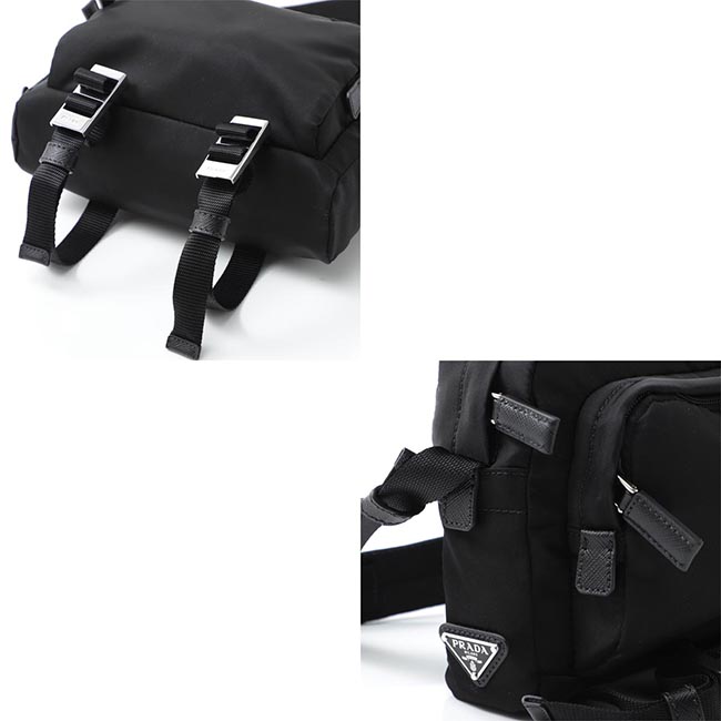 プラダ PRADA クロスボディバッグ ブラック メンズ ギフト プレゼント 2vh043 vooo 973 f0002 BANDOLIERA TESSUTO MONT
