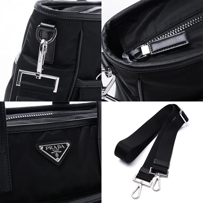 プラダ PRADA トートバッグ 2WAY ブラック メンズ 2vg860 vooo 064 f0002