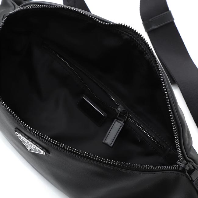 PRADA ベルトバッグ ボディバッグ ブラック メンズ ギフト プレゼント レザー 2vl010 volo 2bya f0002 GRACE LUX