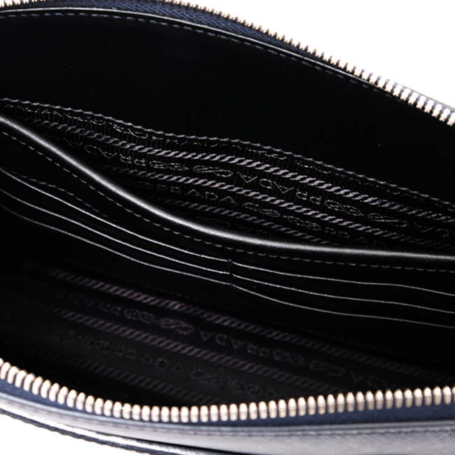 プラダ PRADA SAFFIANO TRAVEL レザー ポーチ クラッチバッグ バルティコ [メンズ] 2VF056 9Z2 F0L57