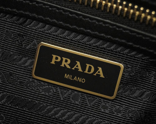 プラダバッグ 1BH089 PRADA ショルダーバッグ リボン LOGO JACQUARD NERO ネロ ロゴジャガード ブラック ゴールド金具