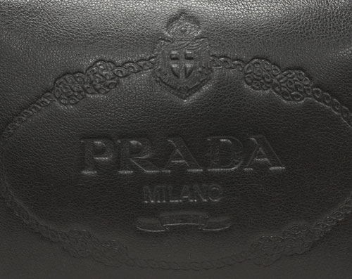 プラダバッグ 1BH089 PRADA ショルダーバッグ GLACE'CALF NERO ネロ カーフ ブラック ゴールド金具