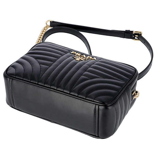 プラダ PRADA ショルダーバッグ ダイアグラム DIAGRAMME クロスボディ ブラック 1BH083IOI 2D91 632