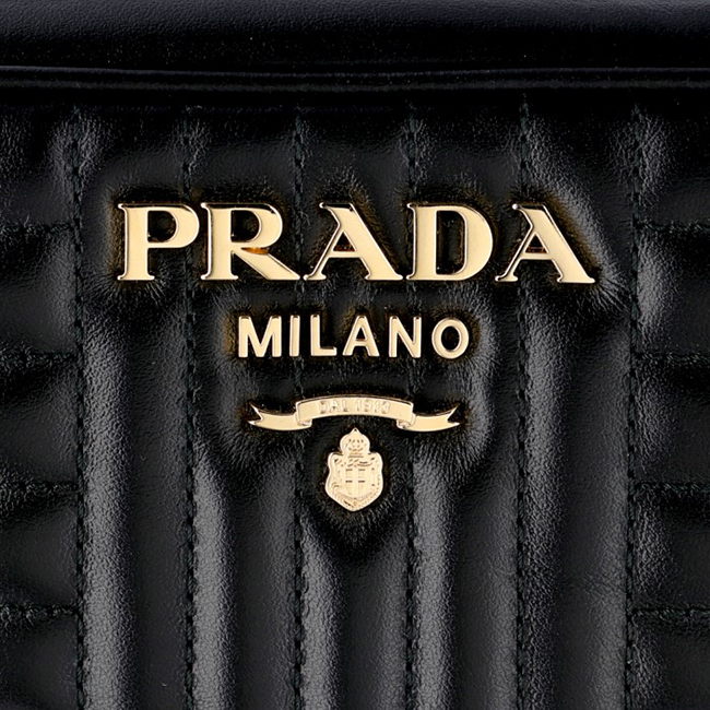 プラダ PRADA ショルダーバッグ ダイアグラム DIAGRAMME クロスボディ ブラック 1BH083IOI 2D91 632