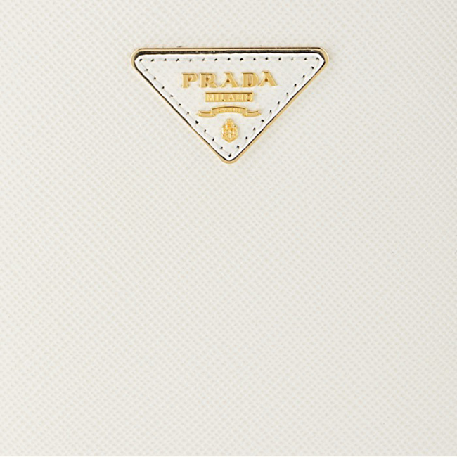 PRADA ハンドバッグ ショルダー ダブル サフィアーノ レザー 2Wayバッグ ホワイト 1BA212OOO 2ERX G3Z