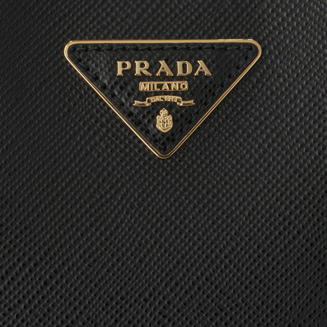 プラダ PRADA 2020年春夏新作 ショルダーバッグ パニエ スモール サフィアーノ レザーバッグ ブラック 1BA217OOO 2ERX LJ4