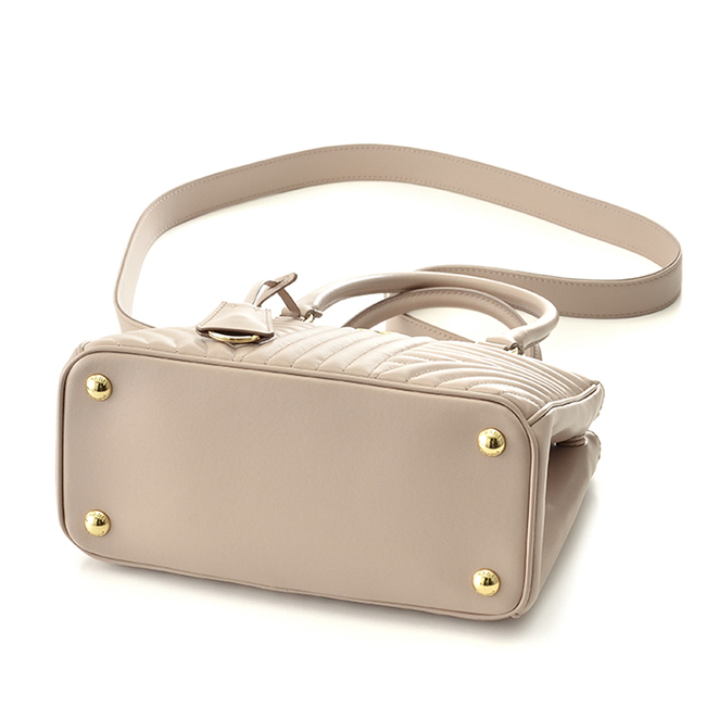 プラダ PRADA バッグ ショルダー ダイアグラム DIAGRAMME ガレリアトート 2WAYハンドバッグ ベージュ系 1BA896MOI 2D91 ORK