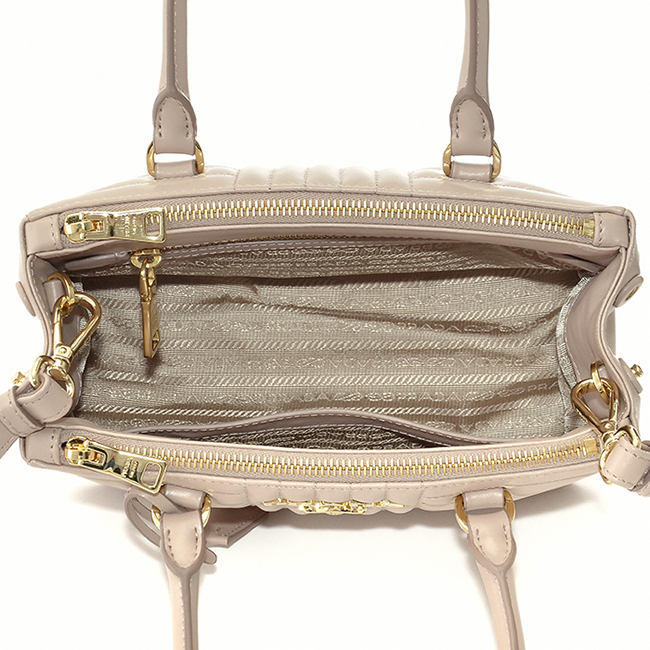 プラダ PRADA バッグ ショルダー ダイアグラム DIAGRAMME ガレリアトート 2WAYハンドバッグ ベージュ系 1BA896MOI 2D91 ORK
