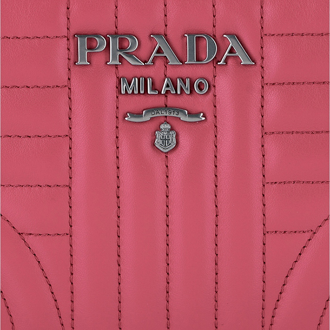 プラダ PRADA サフィアーノ バッグ DIAGRAMME ダイアグラム ショルダーバッグ クロスボディーバッグ ピンク系 1BH084COI 2D91 PLG