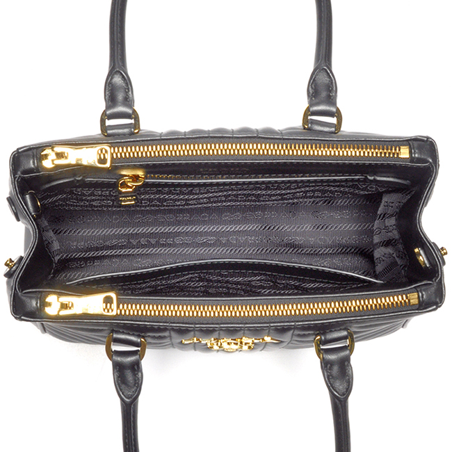 プラダ PRADA ダイアグラム DIAGRAMME ガレリアトート 2WAYハンドバッグ ブラック 1BA896MOI 2D91 632