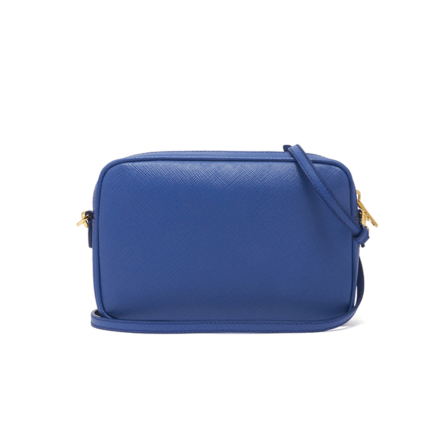 プラダバッグ レディース レザー ショルダーバッグ LEATHER SHOULDER BAG 1BH036NZV F0013 AZZURRO BLUE 青 ミニバッグ PRADA