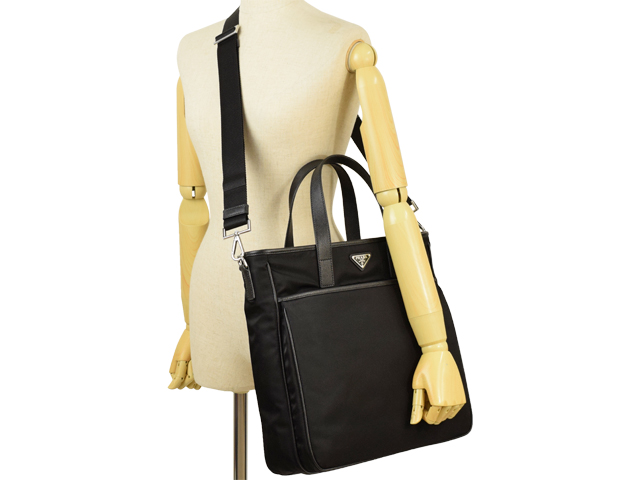 プラダ PRADA 2WAYショルダーバッグ メンズ アウトレット 2vg033tesa-nero-zz