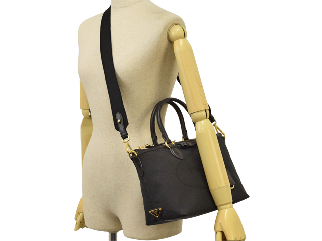プラダバッグ PRADA 2Wayショルダーバッグ レディース リボン アウトレット 1ba104logjac-nero