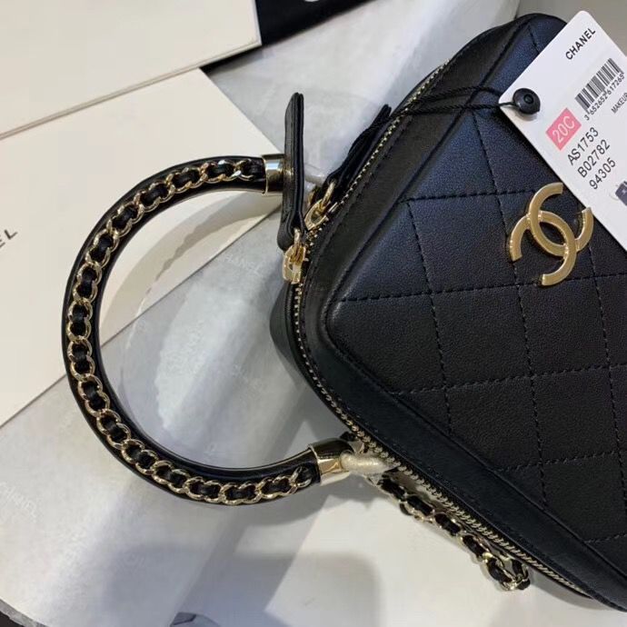 シャネル ショルダーバッグ ハンドバッグ フラップ ヴァニティーケース カーフスキン AS1753 B02782 10602