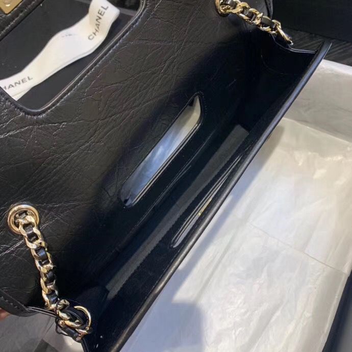 CHANEL エイジド カーフスキンフラップ ミニバッグ チャーム 2WAY ロゴ AS1430 B02436 94305